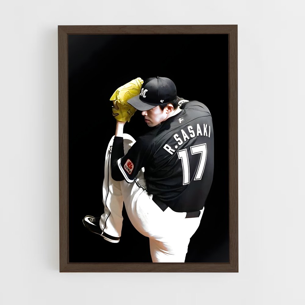 Poster Roki le Lanceur – affiche Baseball (vue 5)